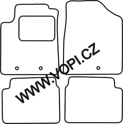 Autokoberce Hyundai i10 08/2009 - 10/2013 Autofit (1845)